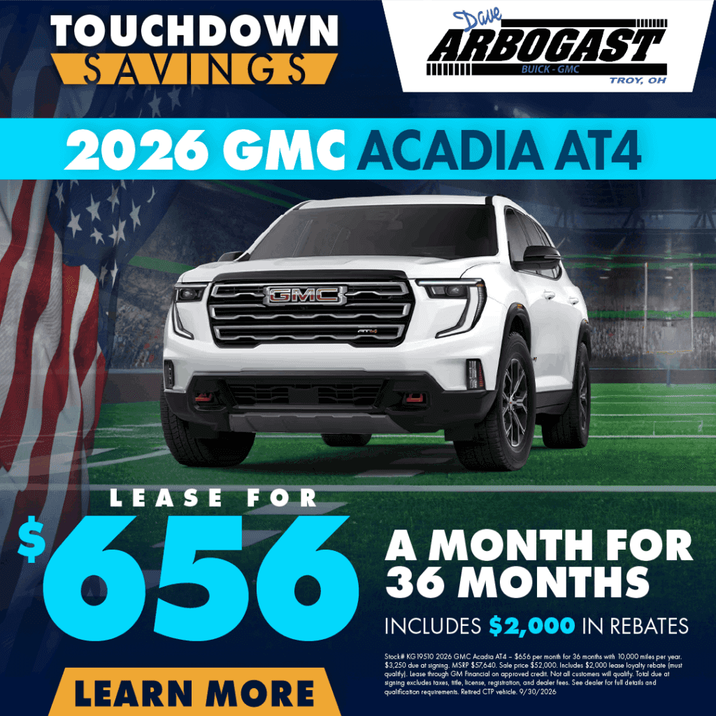 New 2026 GMC Acadia AT4 AWD