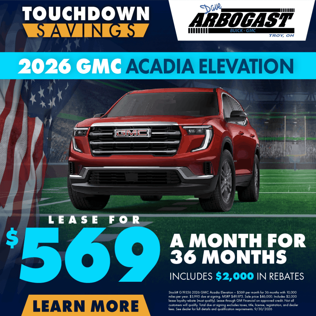 New 2026 GMC Acadia Elevation FWD 4D Sport Utility