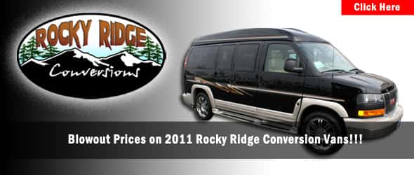 Rocky Ridge Conversion Vans on Sale Now!