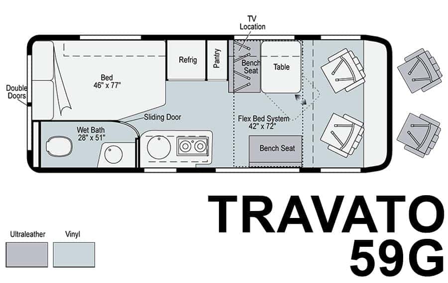 winnebago travato floorplan