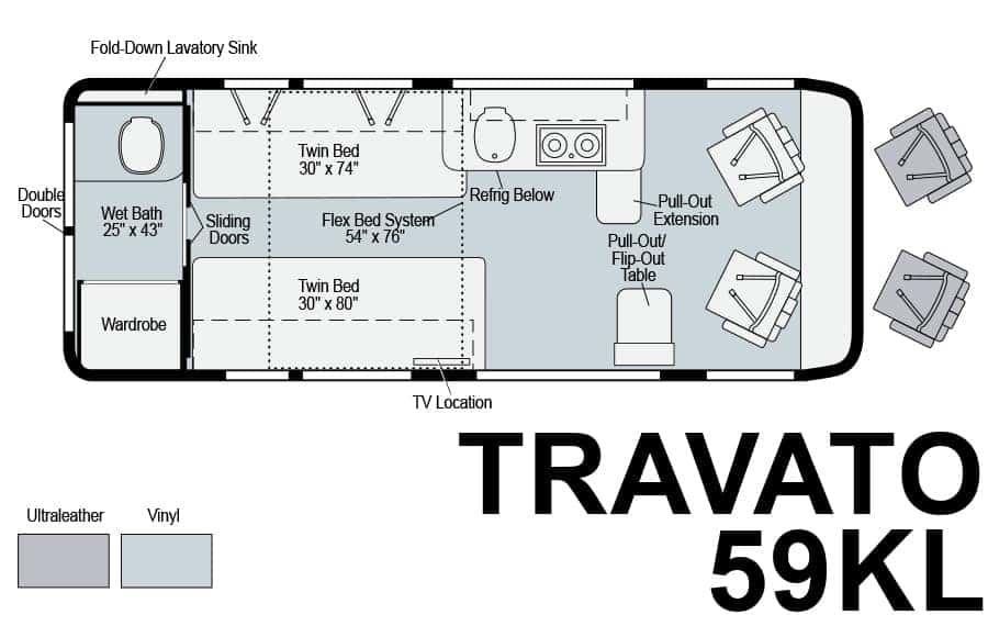 winnebago travato floorplan