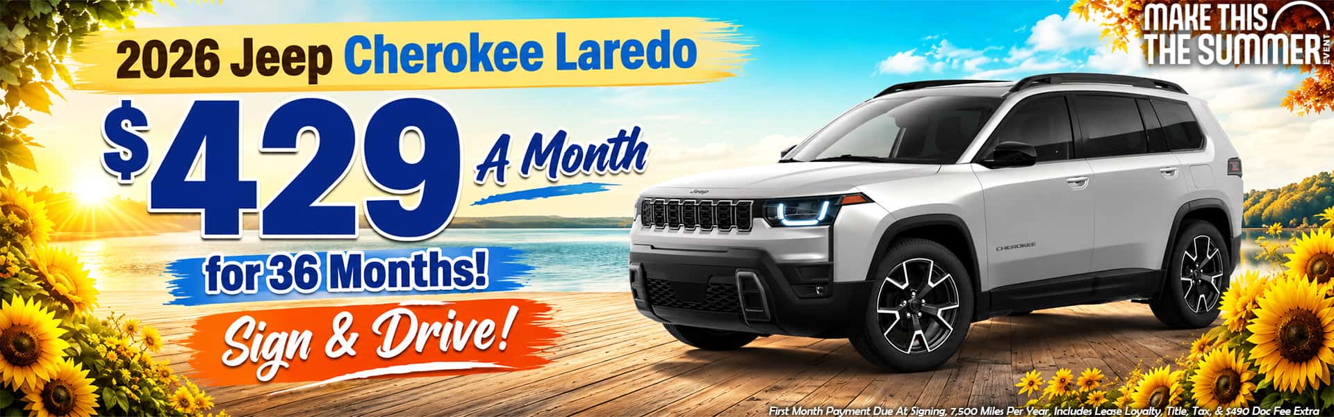 jeep cherokee lease