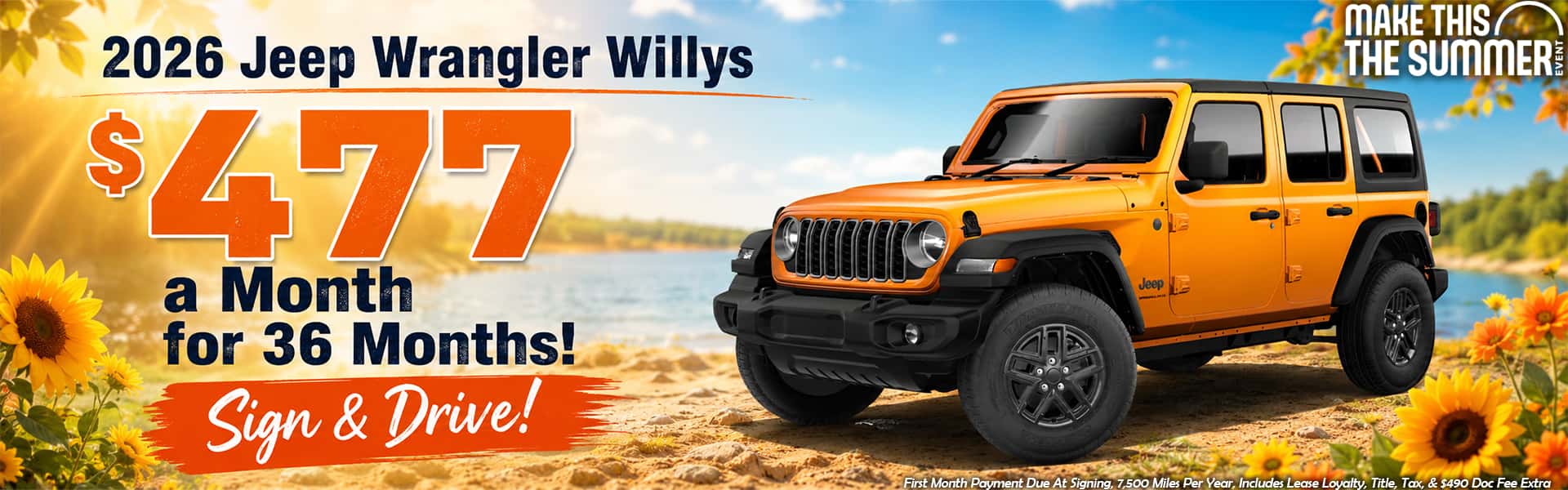 wrangler lease august