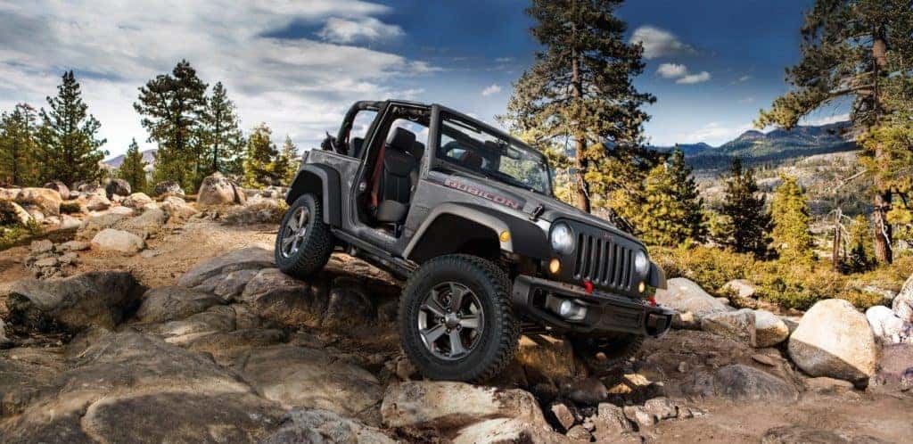 2018 Jeep Wrangler on Rocky Trail