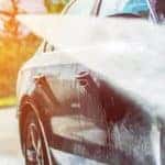 Washing Black Car