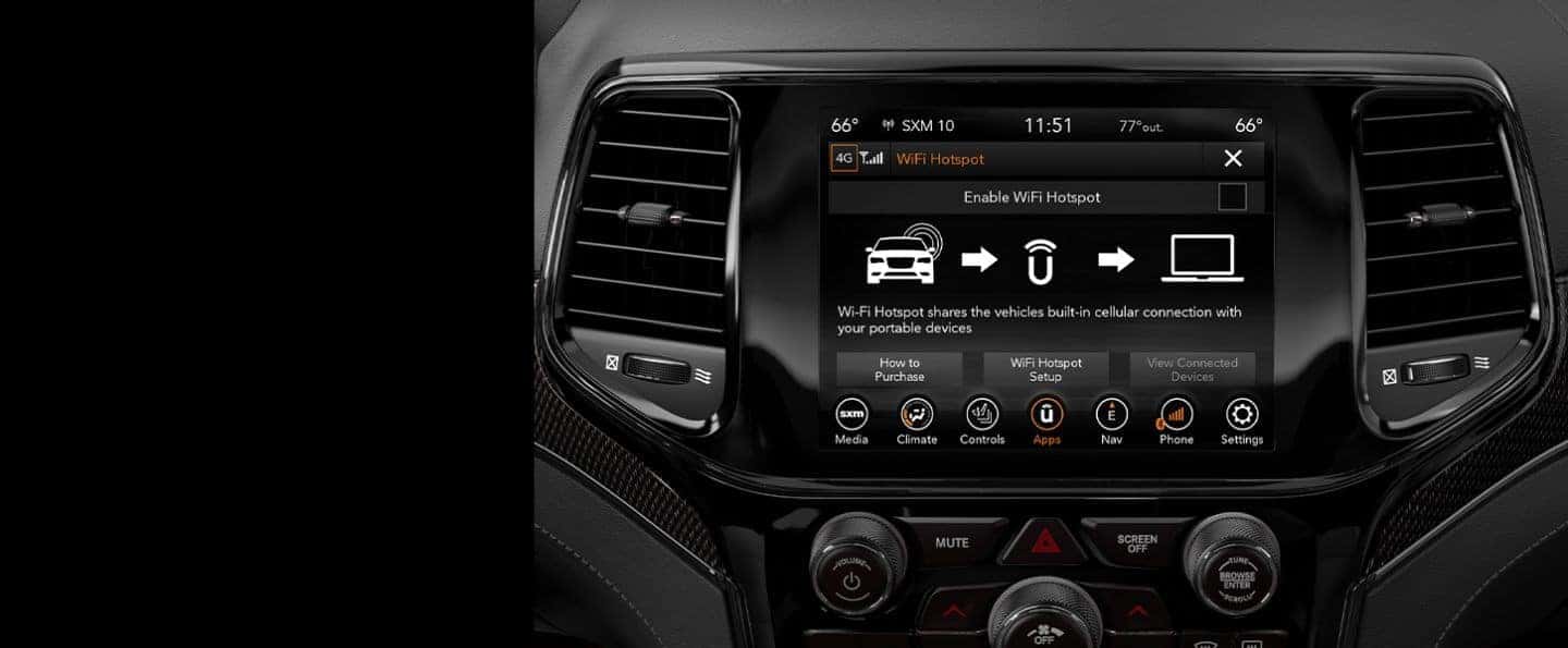 Grand Cherokee Dashboard Has Wifi