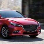 Mazda3 with blurry background