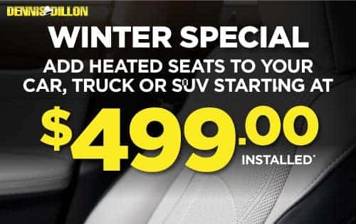 Winter Special - Add heated seats to your car, truck or SUV starting at $499 installed*