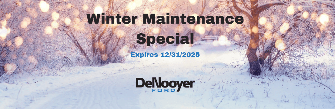 Winter Maintenance Special at DeNooyer Ford