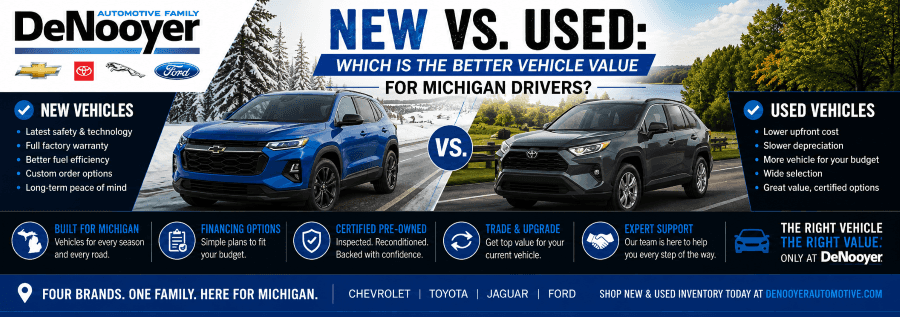 New vs Used Vehicle Value for Michigan Drivers