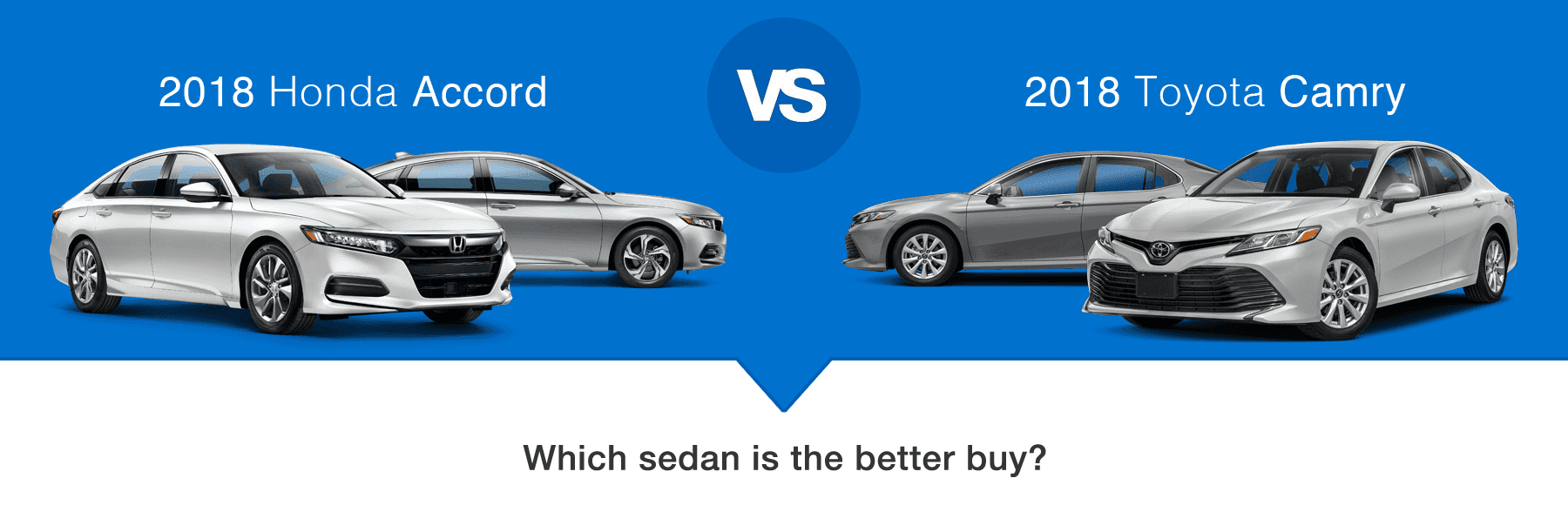 Compare: 2018 Toyota Camry vs. 2018 Honda Accord  Detroit Area 