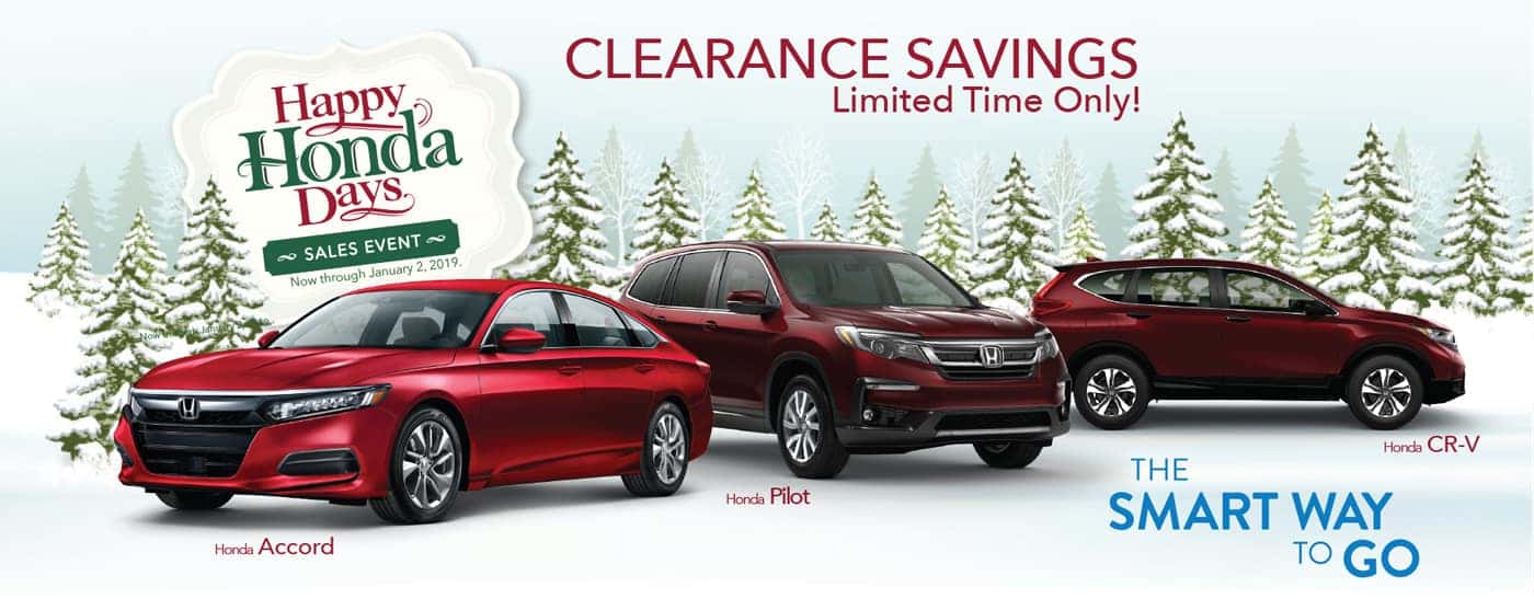 Happy Honda Days Clearance Savings