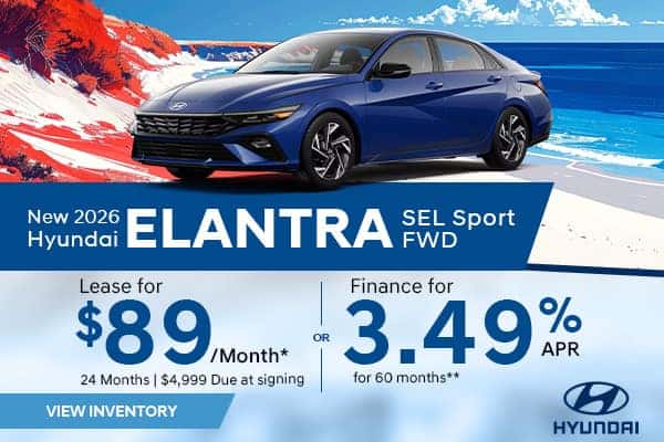 New 2026 Hyundai Elantra SEL Sport FWD