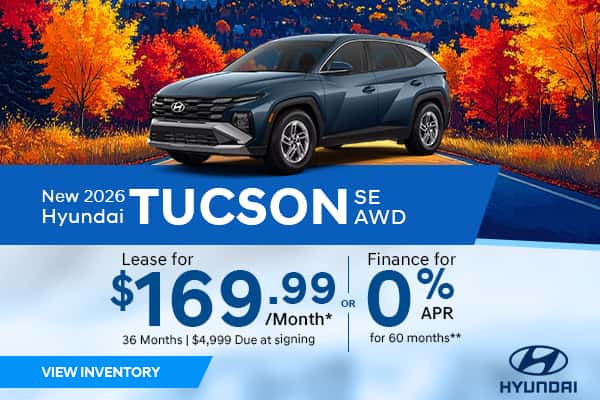 New 2026 Hyundai Tucson SE AWD 