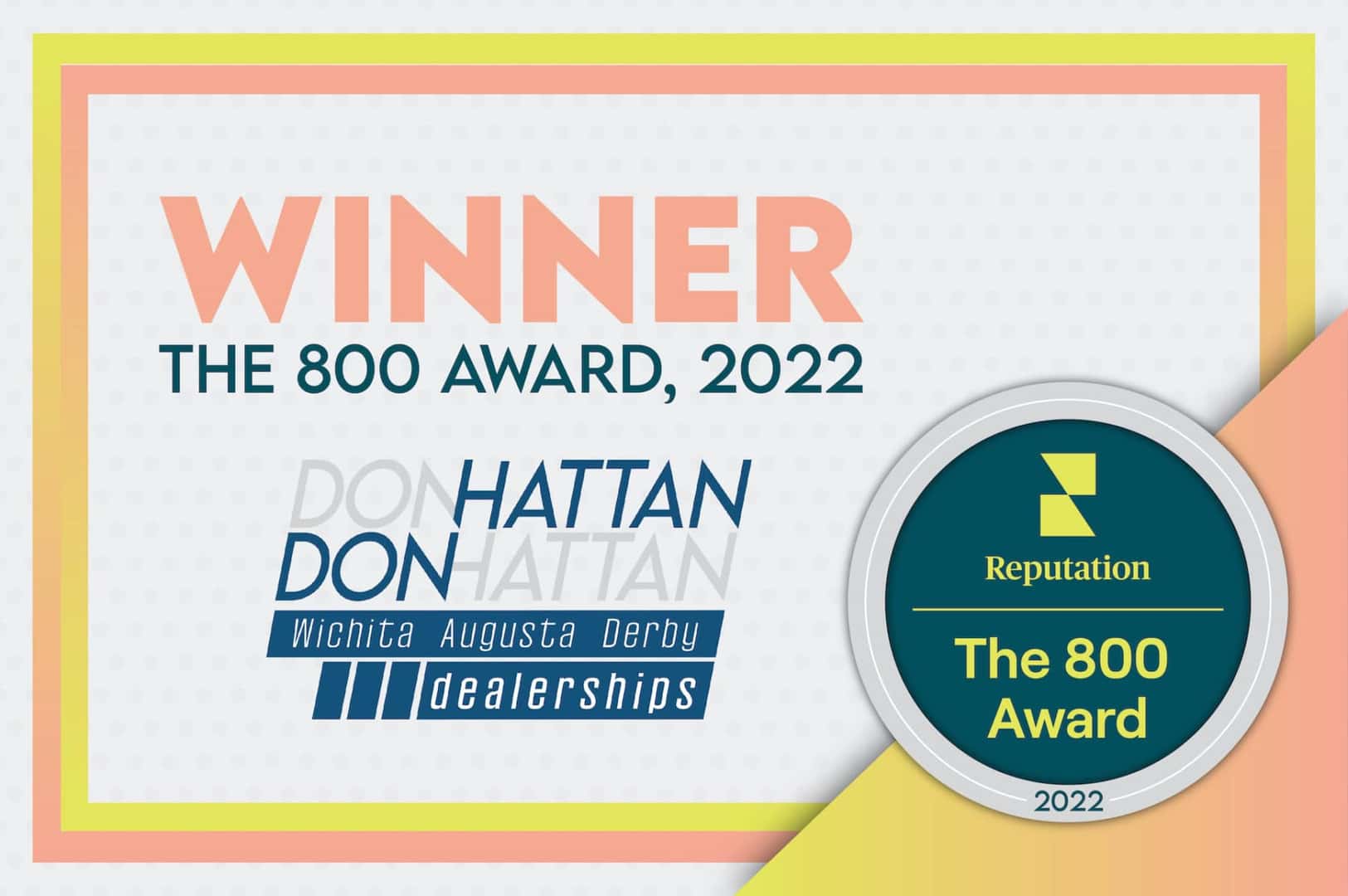Reputation Awards Awards & Recognition