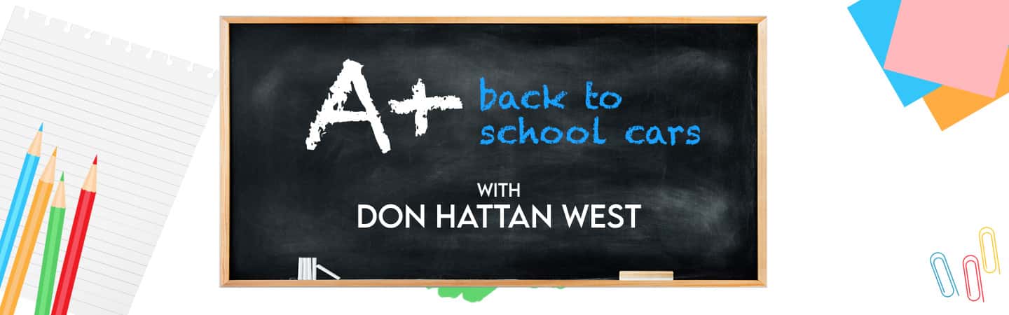 A+ back to school cars with Don Hattan West
