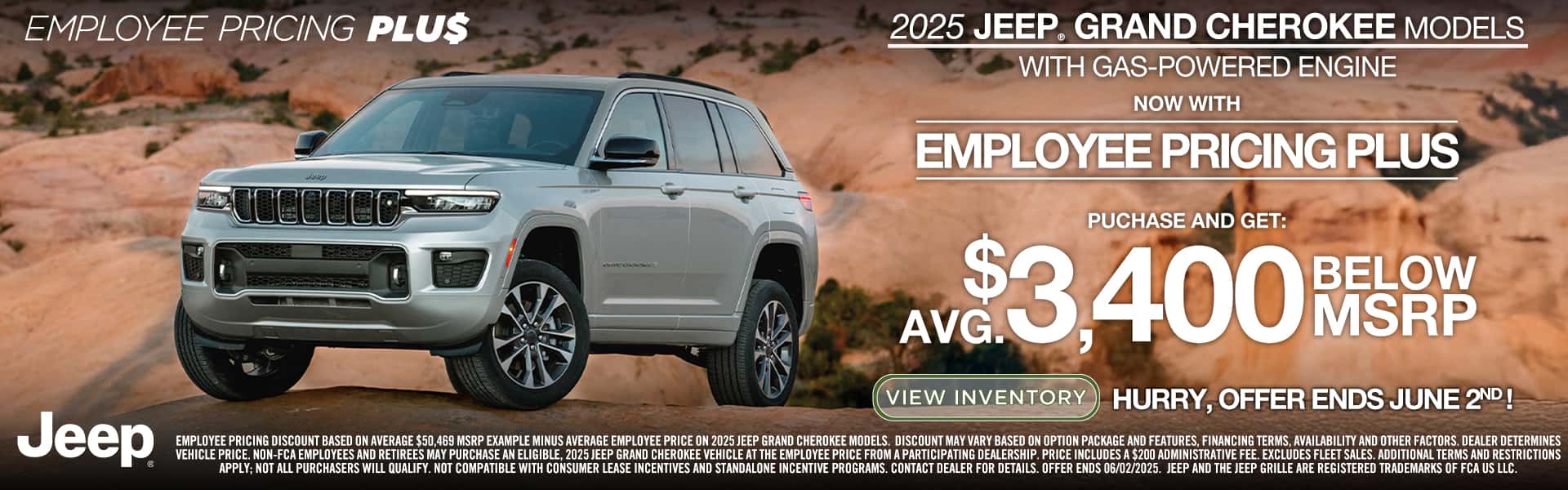 Employee pricing on Grand Cherokee