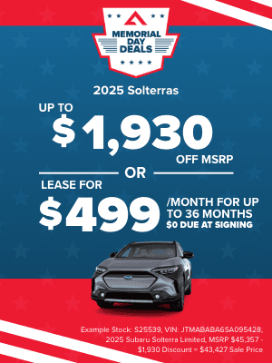 Low Lease or THOUSANDS Off Your New Solterra