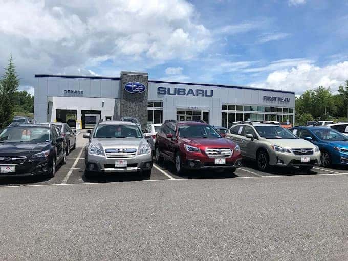 New Subaru vehicles at First Team Subaru Suffolk