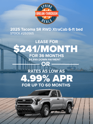 Low Lease & APR Offers on 2025 Tacoma