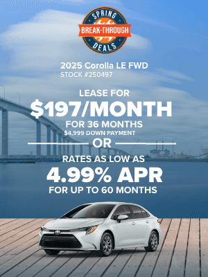 Low Lease & APR Offers on 2025 Corolla