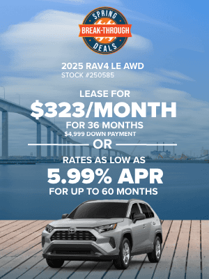 Low Lease & APR Offers on 2025 RAV4