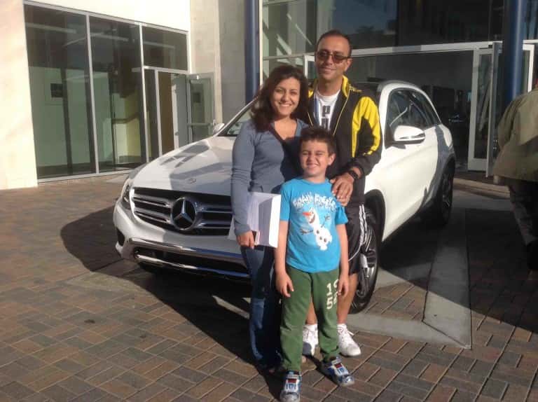 2016 Family at Fletcher Jones Motorcars with Mercedes-Benz
