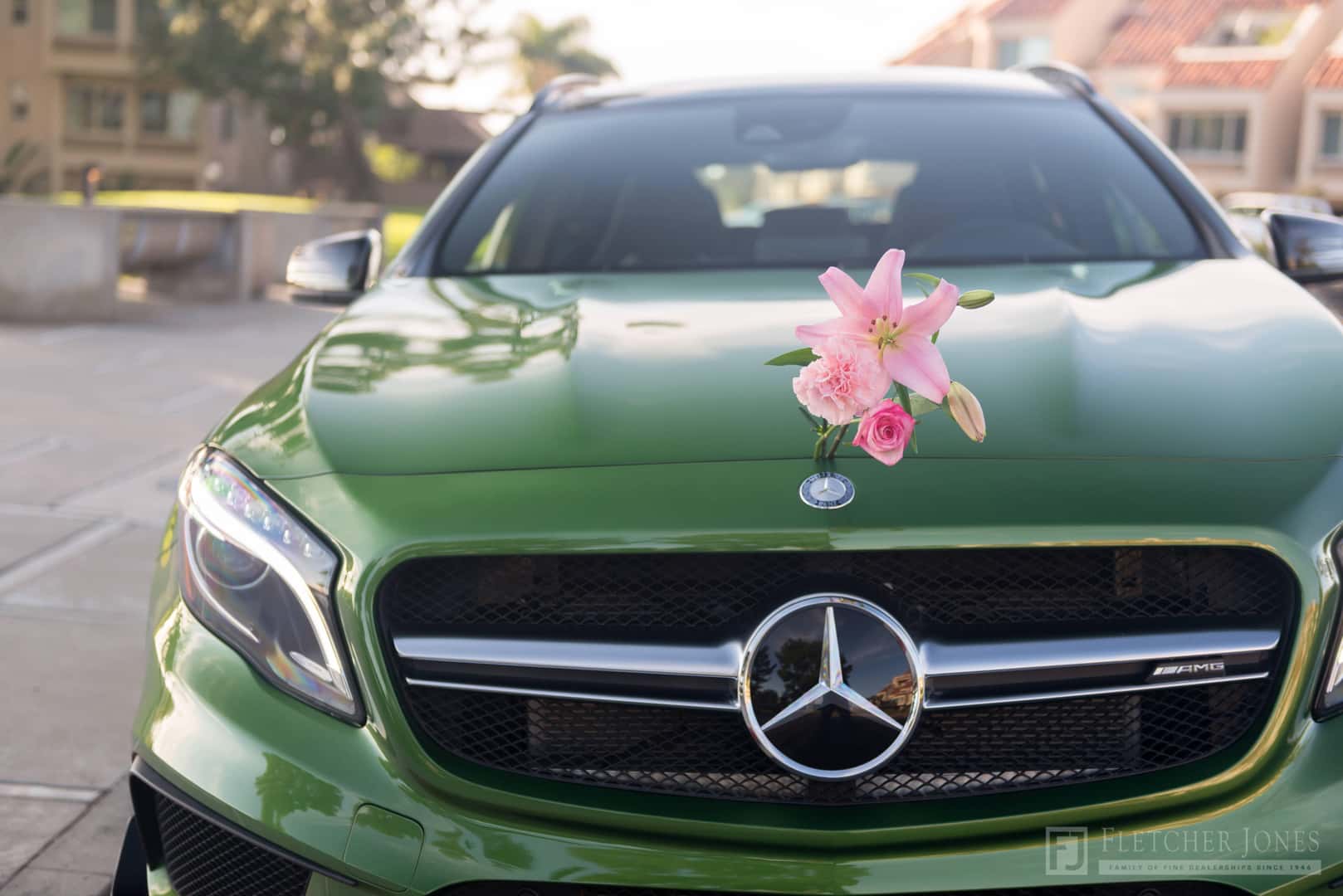 Green Mercedes-Benz Service Clinic