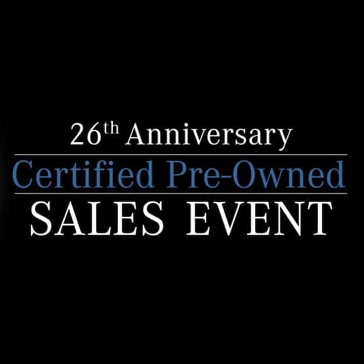 Fletcher Jones 26th Anniversary Certified Pre-Owned Sales Event Newport Beach