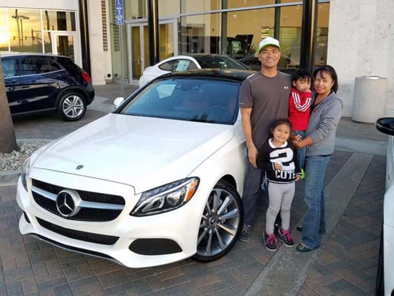 Fletcher Jones Newport Beach Mercedes Benz  SUV with Customers