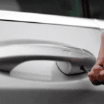 Opening car with blade key