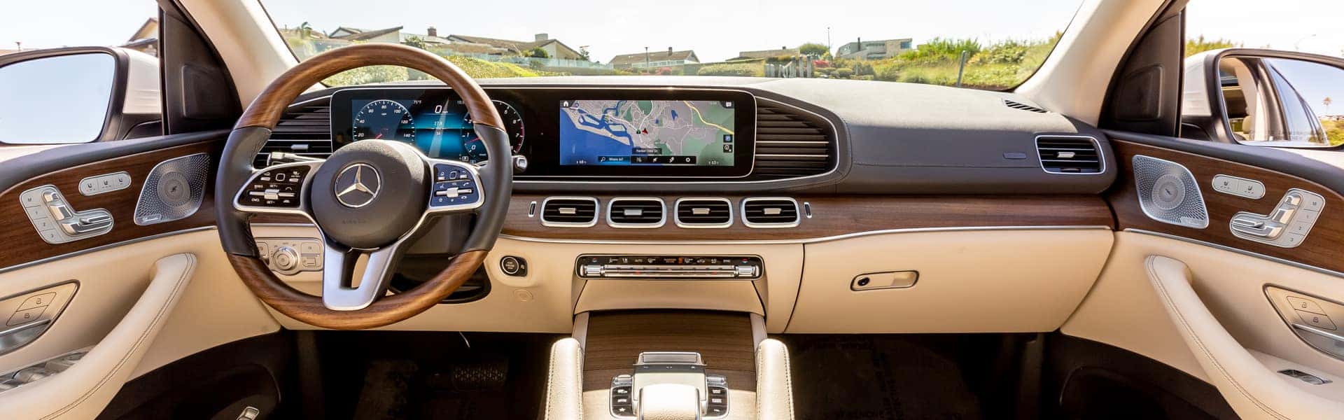 Mercedes Benz Gls Interior Features Fletcher Jones Motorcars