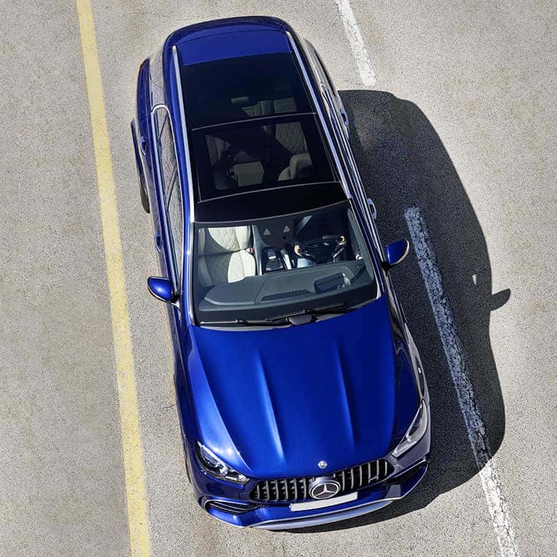 AMG® GLE SUV Top View