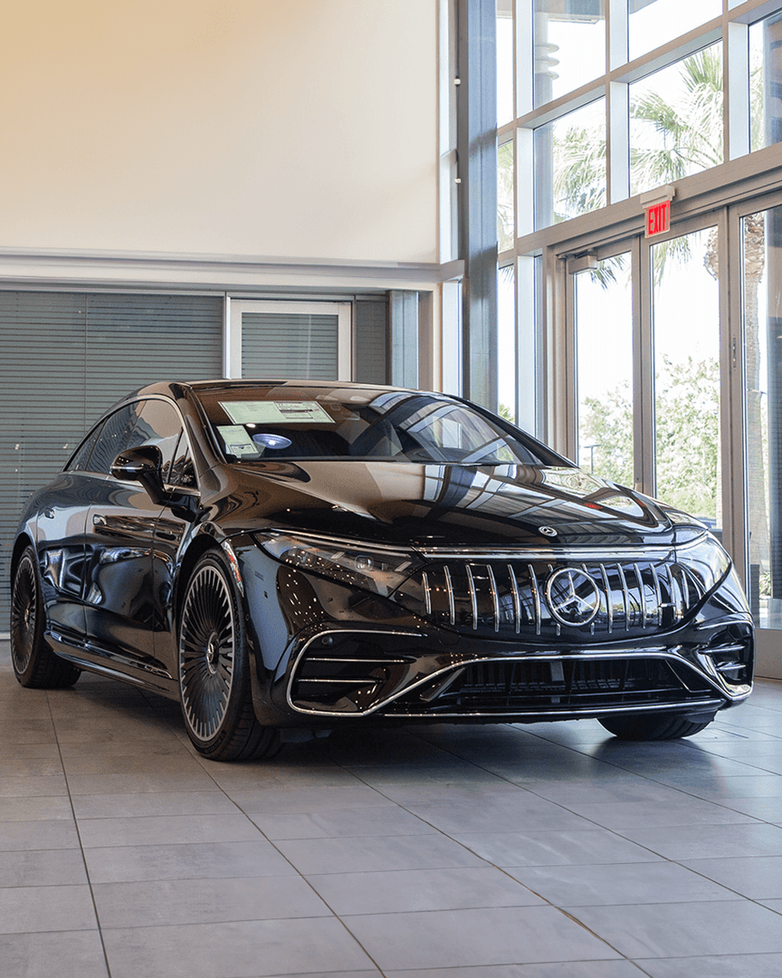 AMG® EQE Sedan advanced aerodynamics