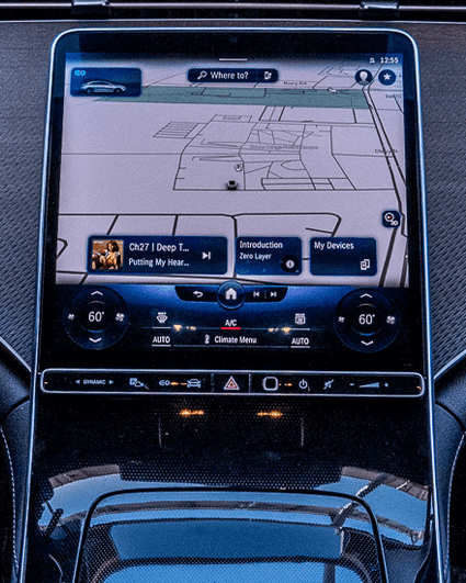 EQE Sedan MBUX system