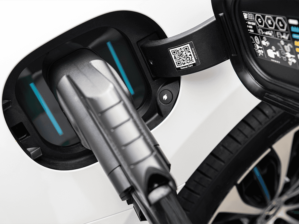 EQE Sedan charging options