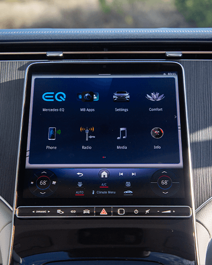 EQE SUV MBUX system