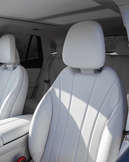 EQE SUV interior upholstery choices