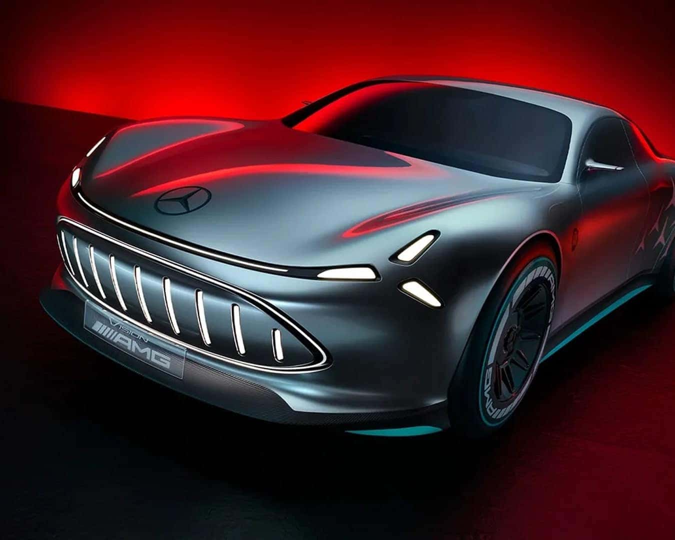 LED headlights featuring a three-dimensional, three-pointed star