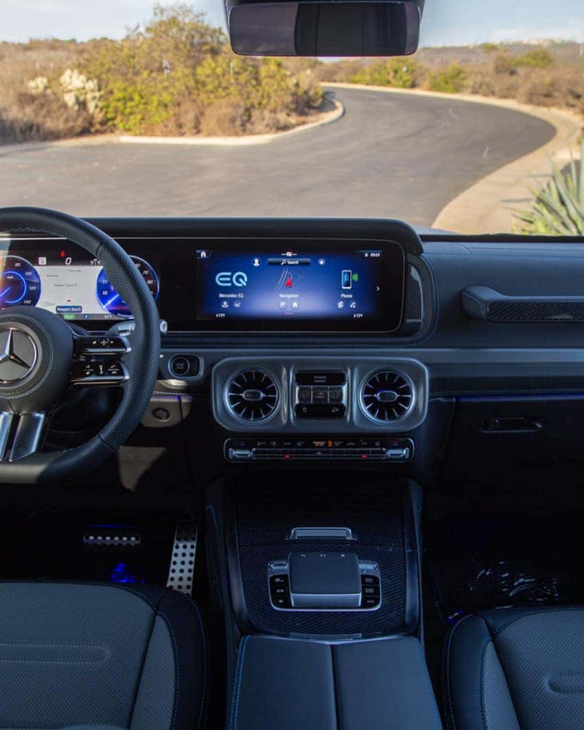 2026 G-Class interior comfort packages with massage and climate-controlled seats
