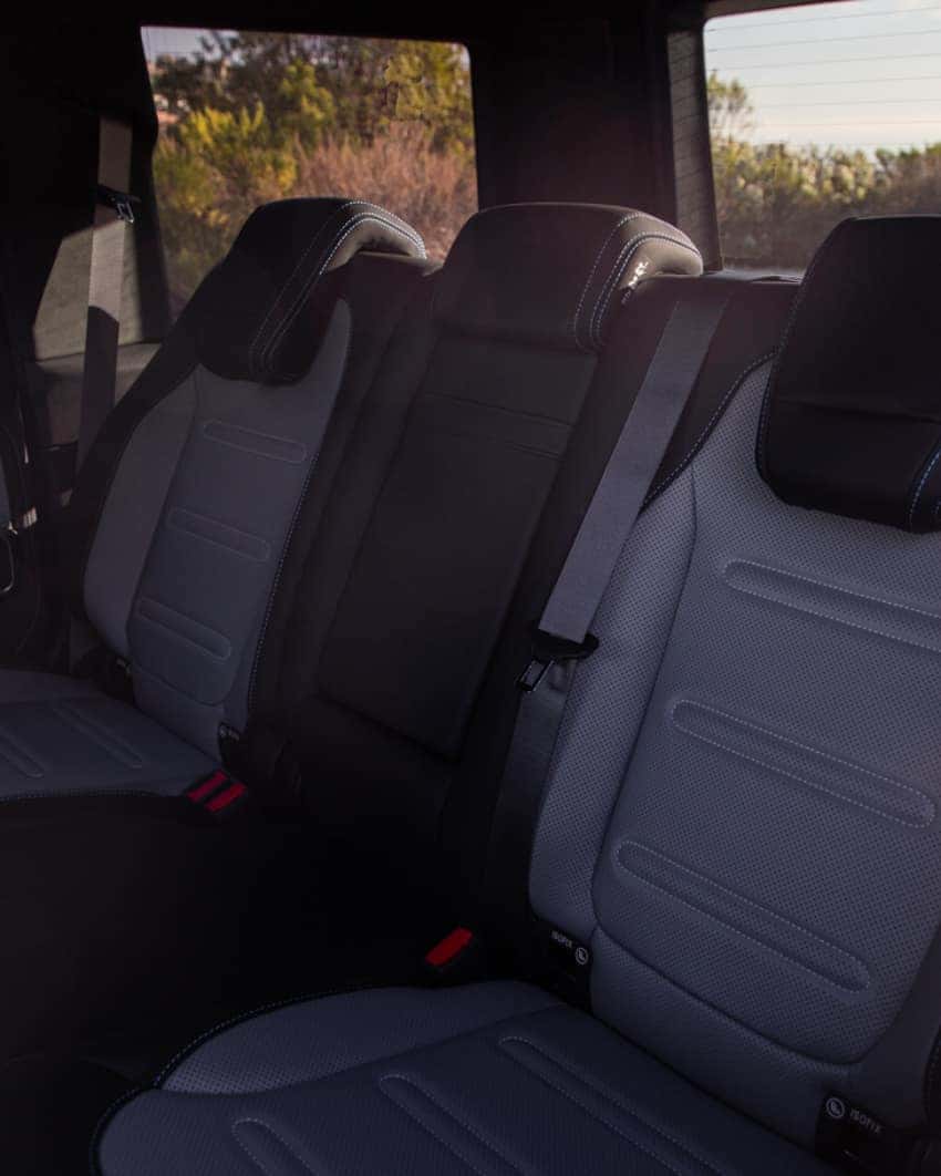 2026 G-Class rear cinema screens with Bluetooth Mercedes-Benz headphones