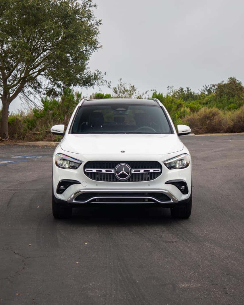 2026 GLA SUV maneuverable proportions and compact dimensions