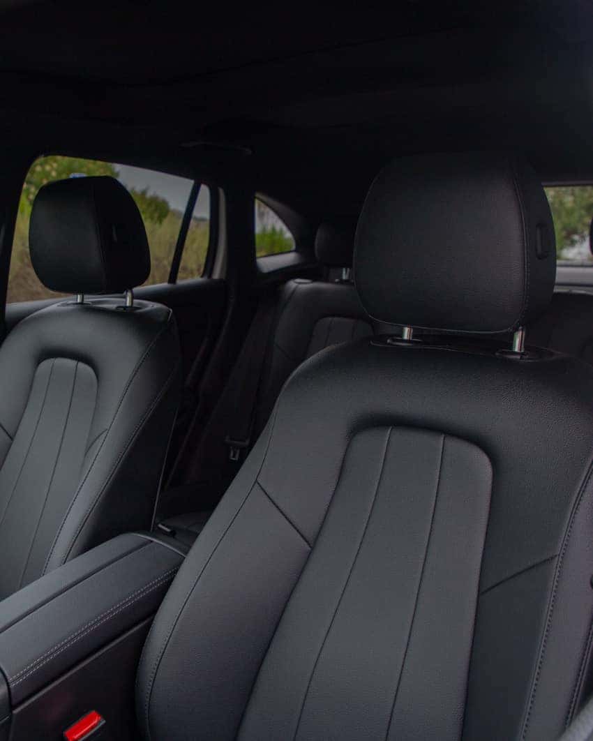 2026 GLA SUV power front seats with memory in black or macchiato beige