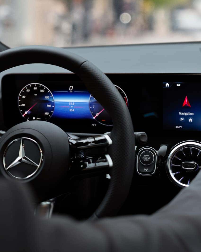 2026 GLB SUV MBUX Hey Mercedes voice control navigation and climate