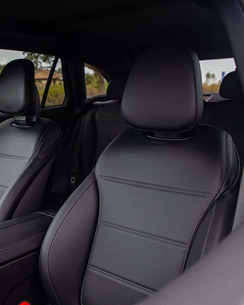 2026 GLC 350e SUV bespoke upholstery finishes with ventilated and massaging seat options