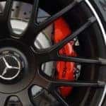 Close up of a Mercedes-Benz tire