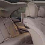 Leather seats inside 2019 Mercedes-Benz S-Class Sedan