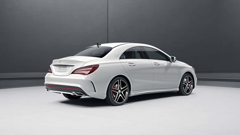 What are some features of the Mercedes Benz CLA250?