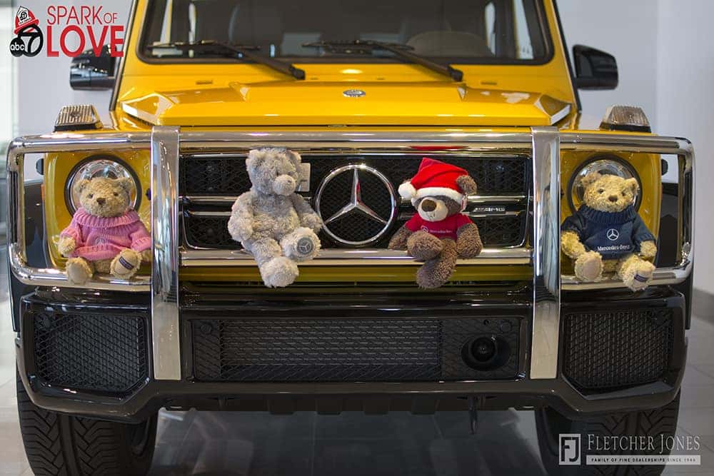 Mercedes-Benz SUV with Toys