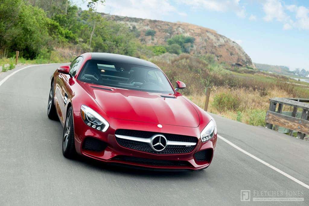 Red Mercedes-AMG GT
